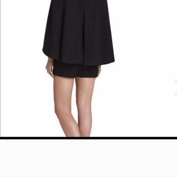 BCBGMAXAZRIA Brianne Capelet Cape Romper - Picture 2 of 6